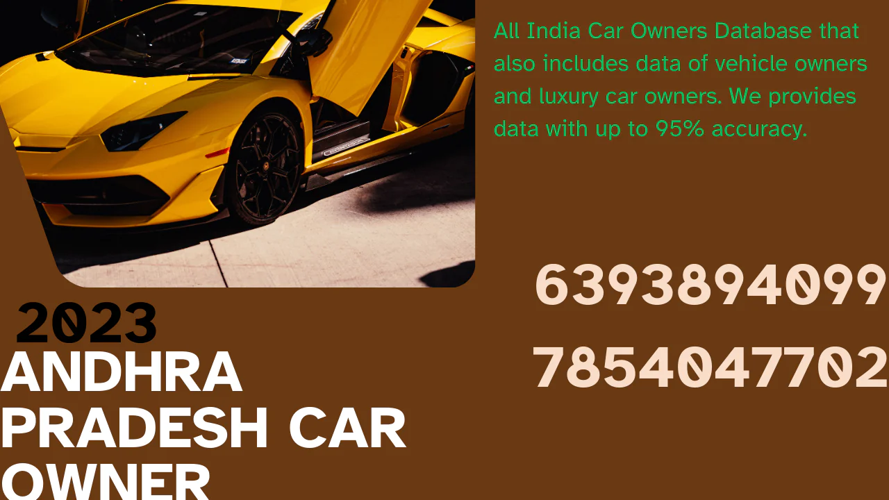andhra pradesh car owner database 2023