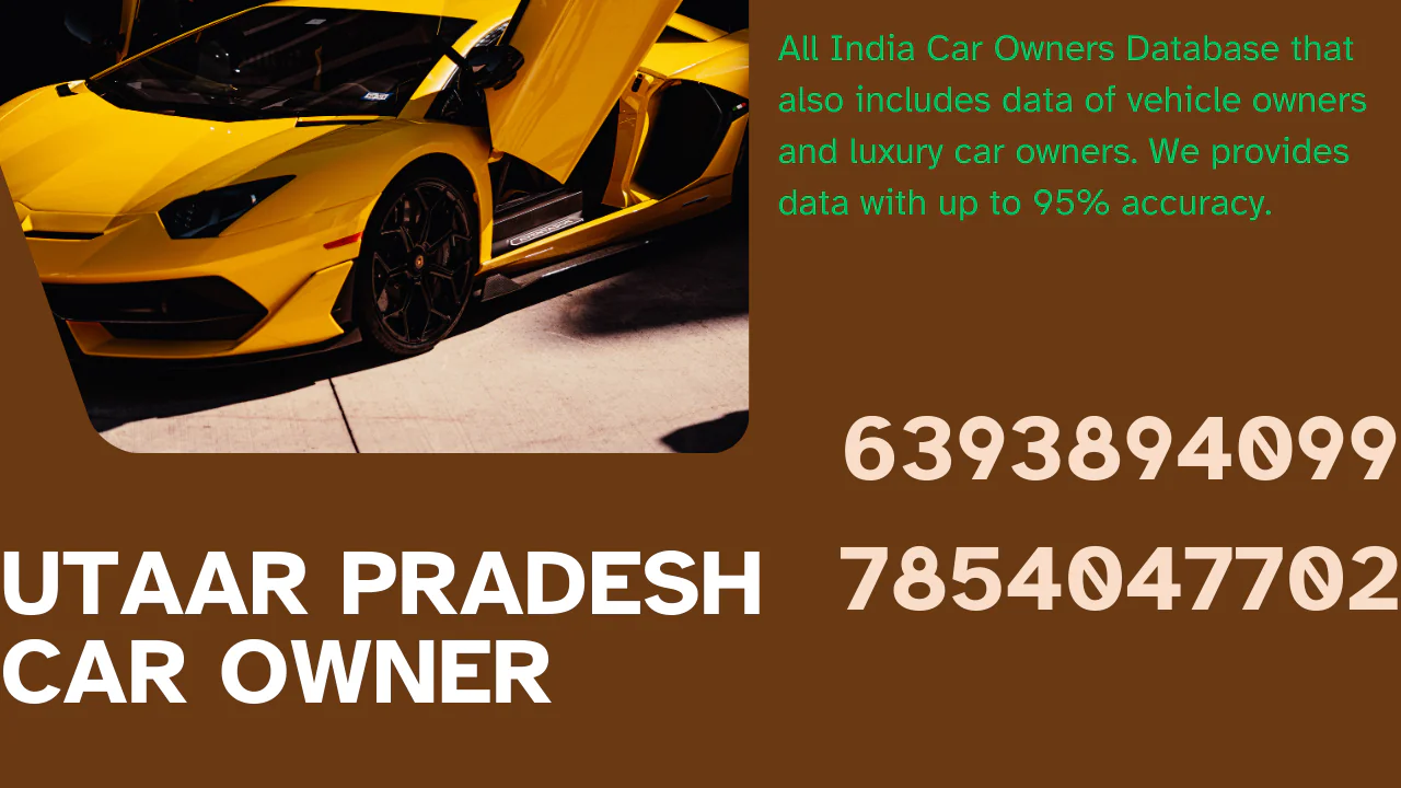 Uttar pradesh car owner database 2018