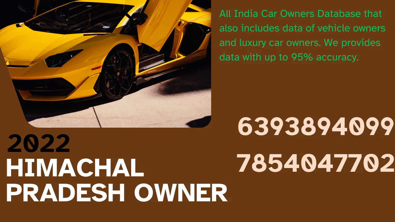 himachal pradesh car owner database 2022