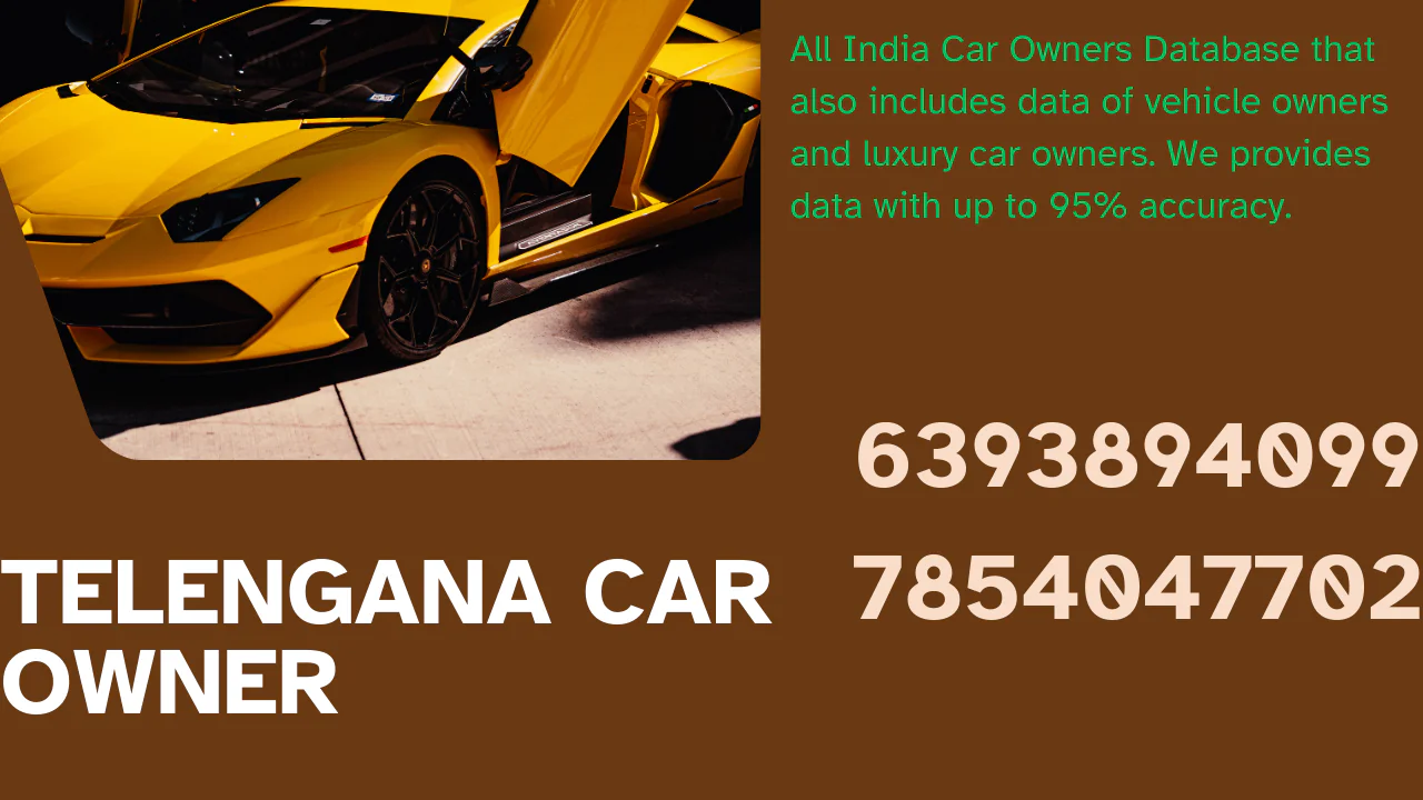 Telangana car owner database 2018