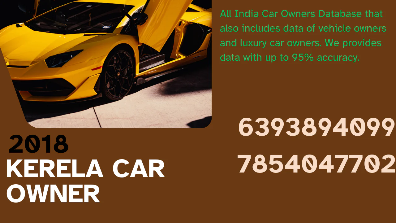 kerela car owner database 2018