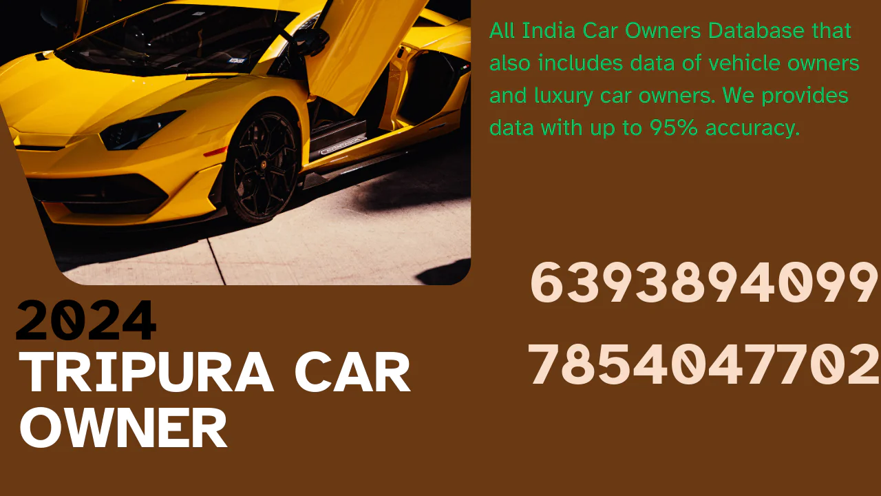 Tripura car owner database 2024